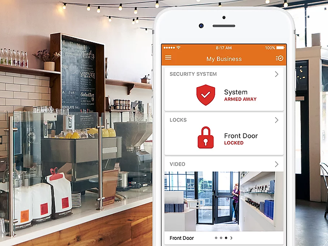 Business security systems with 24/7 live monitoring, personalized user codes, and app access for Canadian businesses by Force Security.