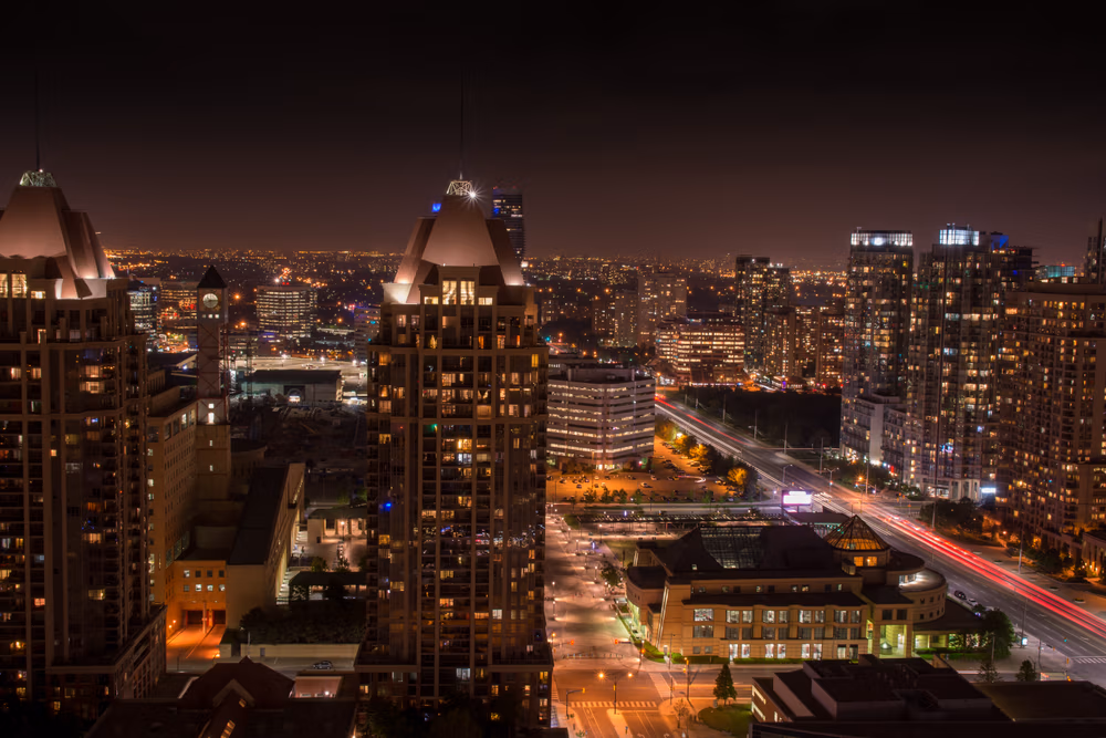 Mississauga skyline highlighting local crime hotspots and security risks